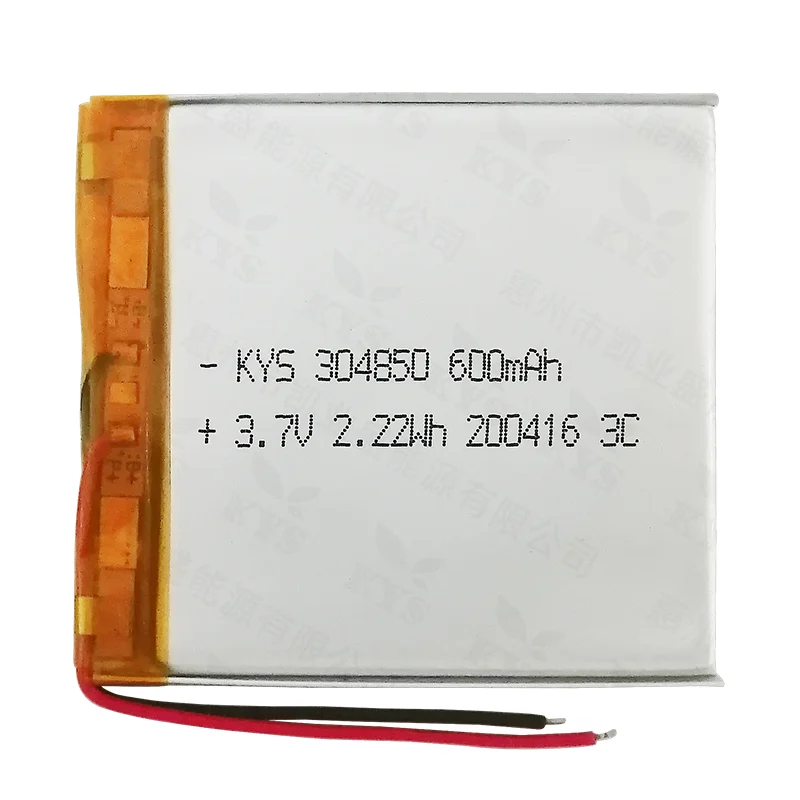 thin lithium polymer battery