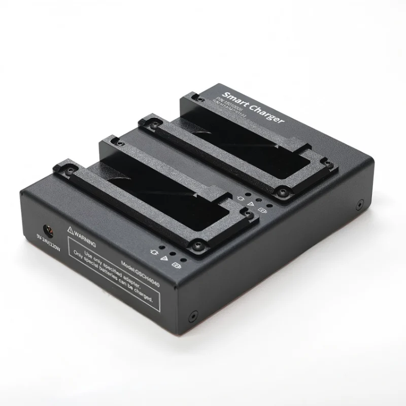 2-bay battery charger smart
