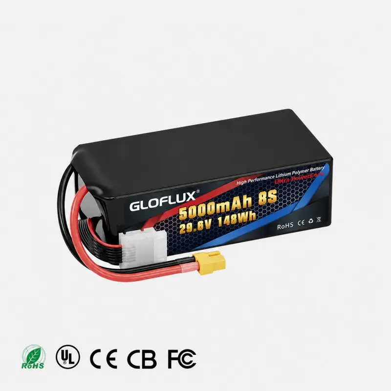 14.8V 22.2V rechargeable LiPo drone battery with 60C 100C power output