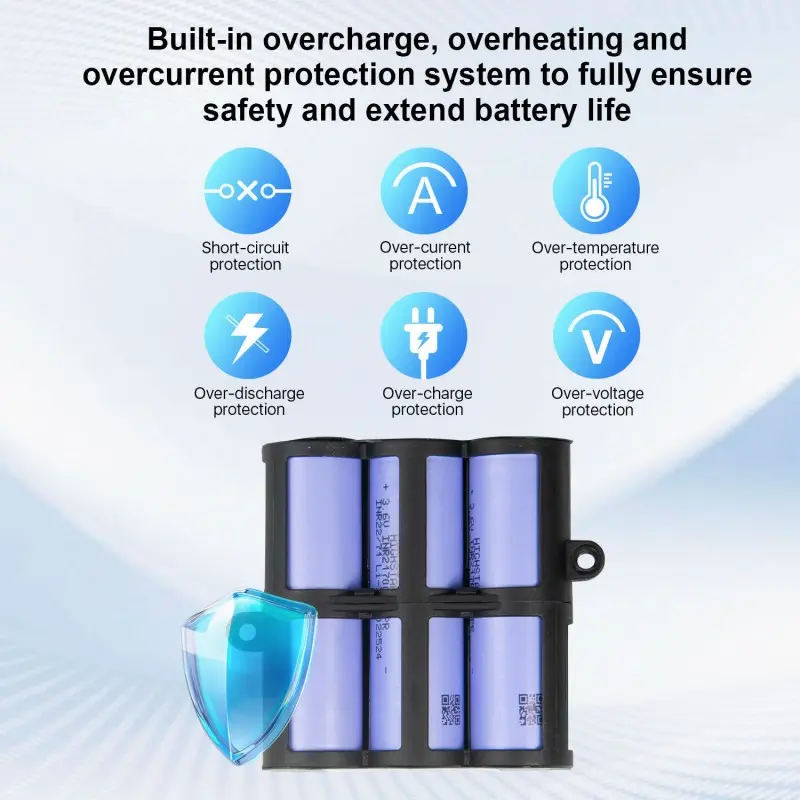 4000mAh Replacement Battery Pack for Vacuum Cleaner and Power Tools