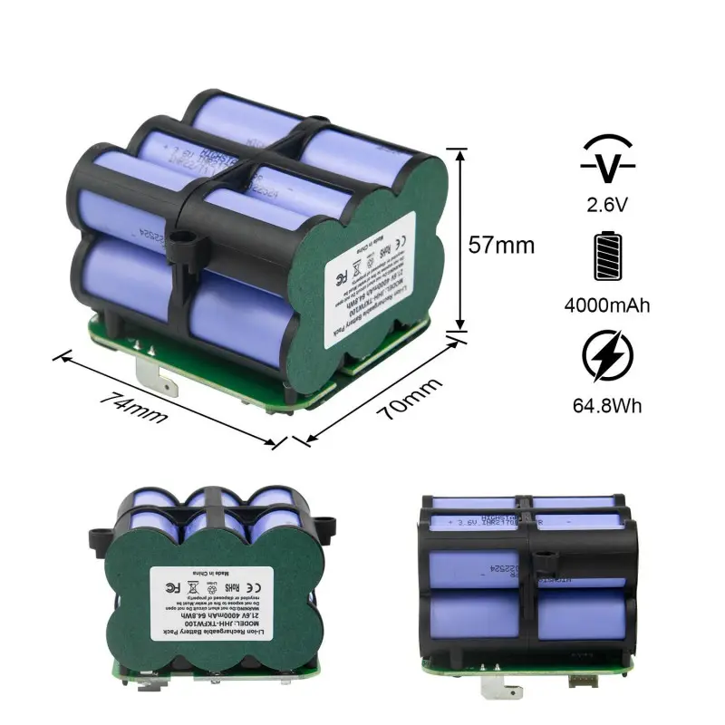 High Capacity 4000mAh Vacuum Cleaner Battery for Bulk Supply