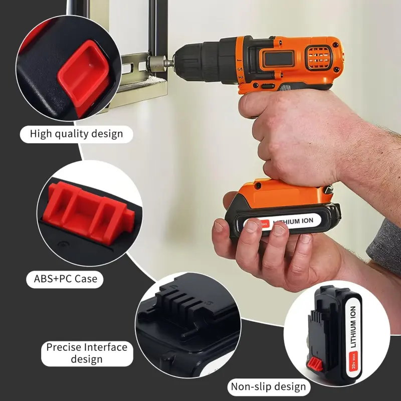 Rechargeable Li-Ion battery pack for cutting, fastening, and maintenance tools