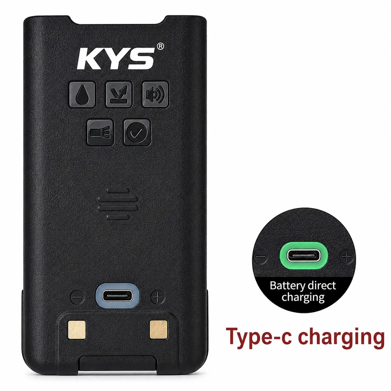 Removable Battery USB-C Rechargeable
