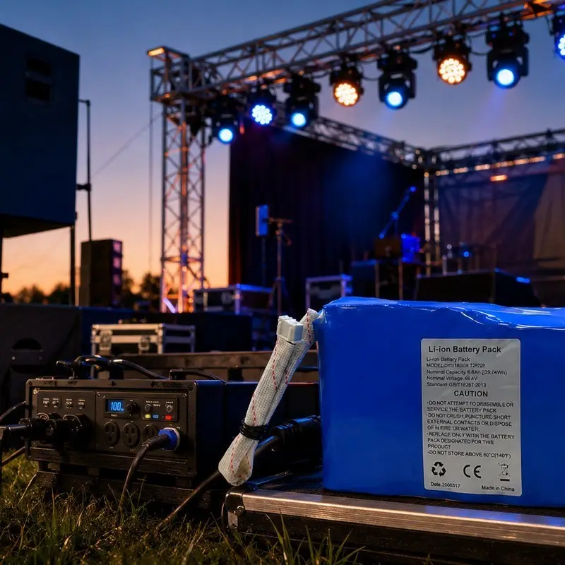 Rechargeable 18650 lithium battery pack for outdoor speakers and portable audio systems