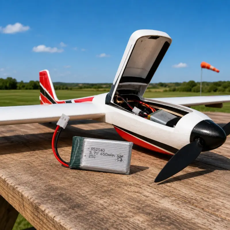 Custom 852540 battery pack for compact RC models