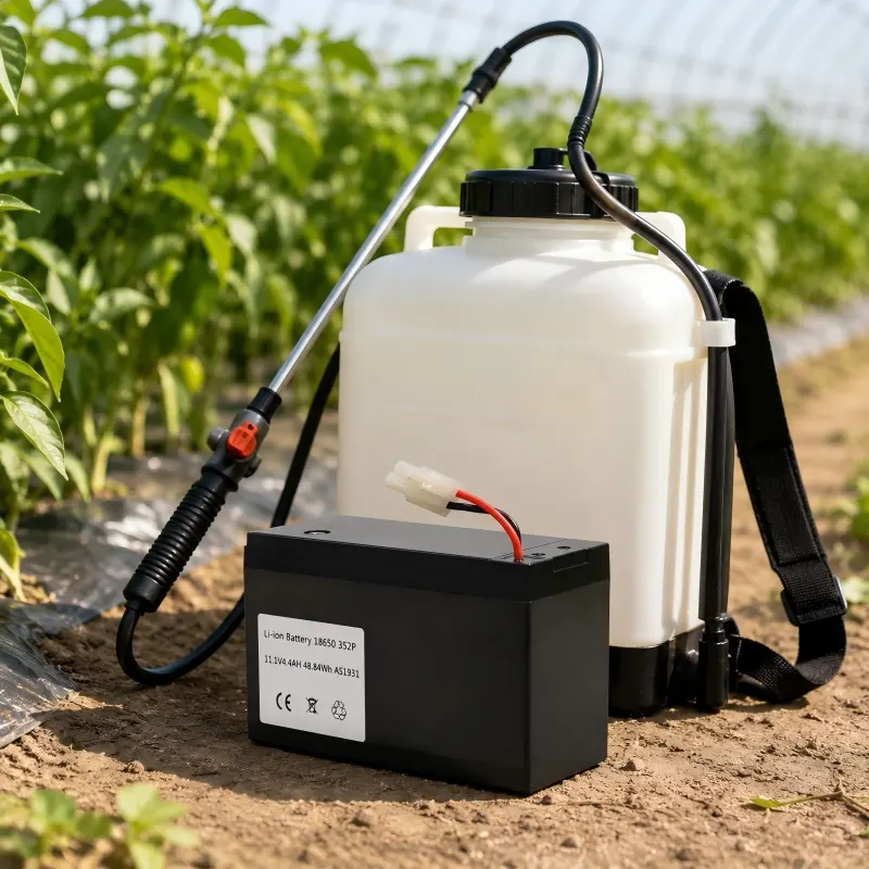 Custom 18650 battery pack for agricultural, garden, and disinfection sprayers