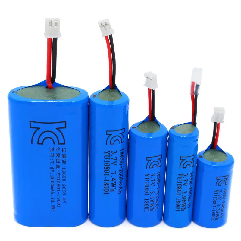 Custom rechargeable 18650 lithium battery for LED headlamps