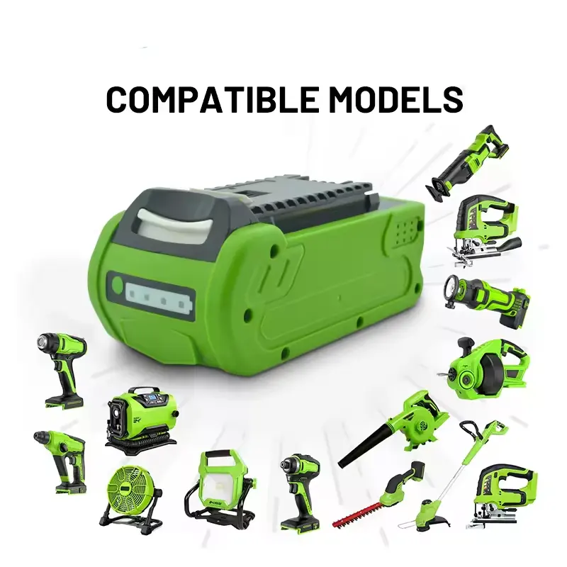 40V lithium battery for garden tools and household appliances