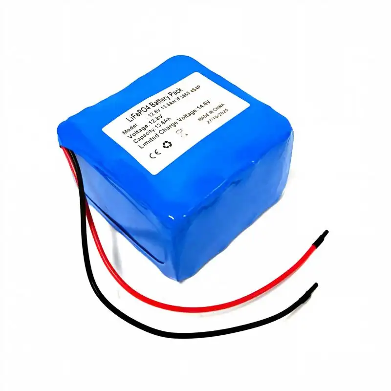 12.8V 6Ah LiFePO4 battery pack for solar street light system