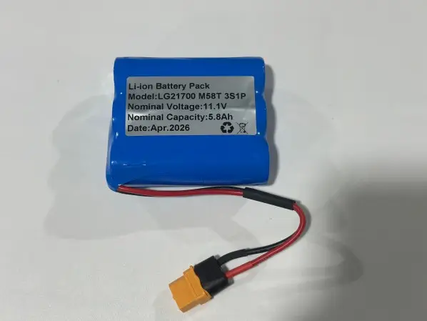 High-capacity 5800mAh lithium battery for remote-controlled watercraft