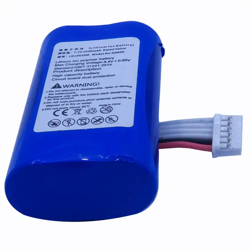 Rechargeable DX800 battery pack designed for Ingenico AXIUM DX8000 and DX4000 point-of-sale terminal devices