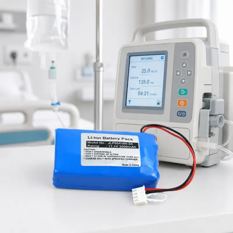 OEM 2000mAh lithium polymer battery for medical devices