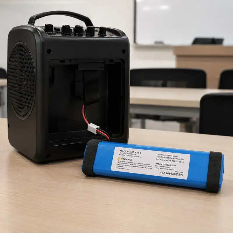OEM LiPo replacement battery for portable speakers and amplifiers