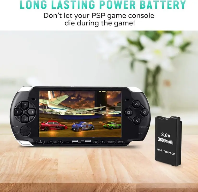 3600mAh PSP S110 replacement battery for handheld console
